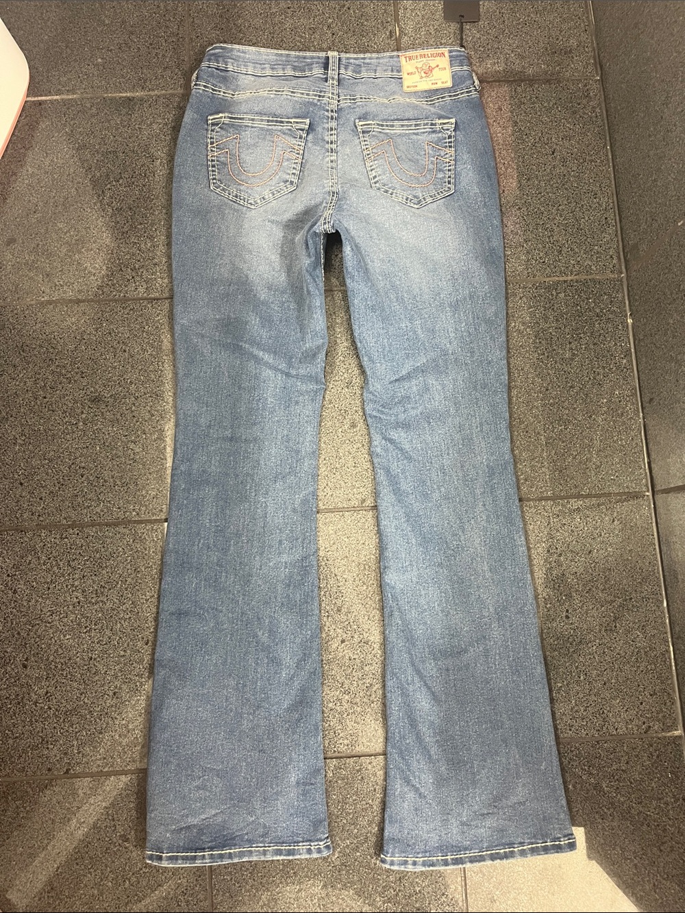 True Religion Light Blue Flared Jeans - Picture 6 of 16